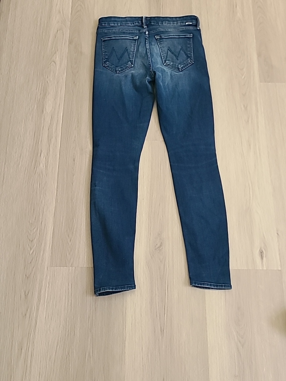 MOTHER The Looker In Crowd Pleaser Skinny Jeans Womens 28 Blue Denim Stretchy - Picture 7 of 9